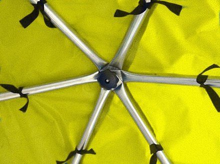 Батут Optifit Like Blue 12ft с желтой крышей Батут Optifit Like Blue 12ft с желтой крышей