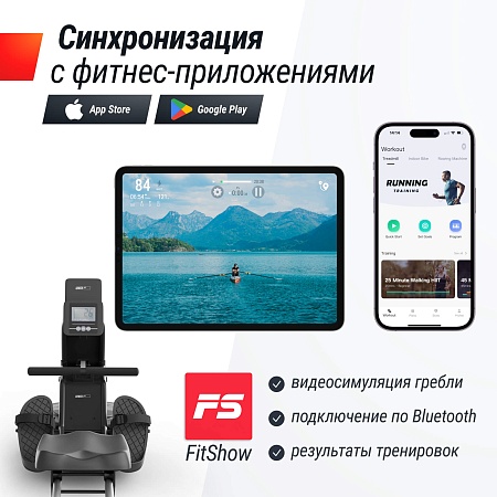 Гребной тренажер UNIX Fit водный / Water Rower 340 Гребной тренажер UNIX Fit водный / Water Rower 340
