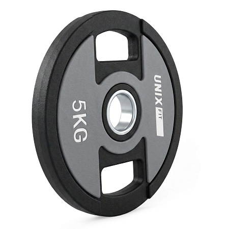 Диск уретановый c хватом UNIX Fit PRO 5 кг, 51 мм, 1 шт. Диск уретановый c хватом UNIX Fit PRO 5 кг, 51 мм, 1 шт.