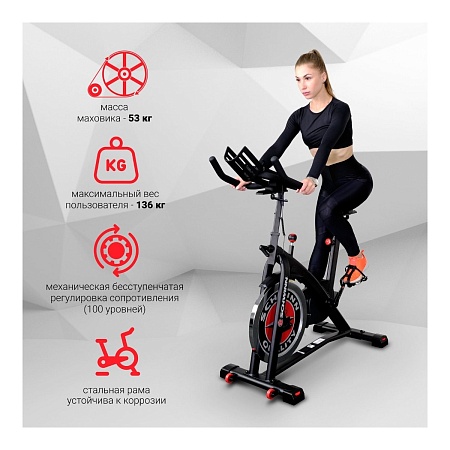 Велотренажер Schwinn 700IC, спин-байк (IC7, 100737)