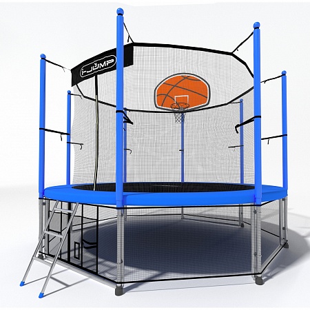 Батут i-Jump Basket 14ft blue Батут i-Jump Basket 14ft blue