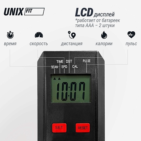 Велотренажер Спин-байк UNIX Fit SB-500 черный Велотренажер Спин-байк UNIX Fit SB-500 черный