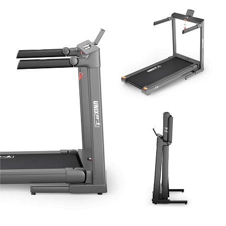 Беговая дорожка UNIX Fit Hi-tech F4 космический серый Беговая дорожка UNIX Fit Hi-tech F4 космический серый