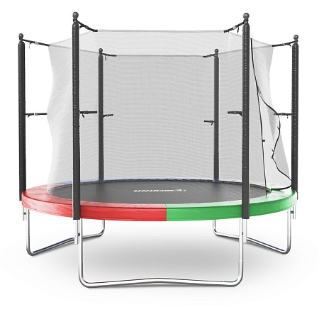 Батут UNIX Line Simple 10 ft (305 см) с внутренней защитной сеткой, цветной Батут UNIX Line Simple 10 ft (305 см) с внутренней защитной сеткой, цветной