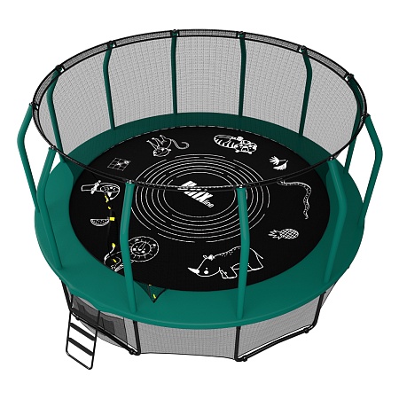 Батут UNIX line SUPREME GAME 14 ft (green) Батут UNIX line SUPREME GAME 14 ft (green)