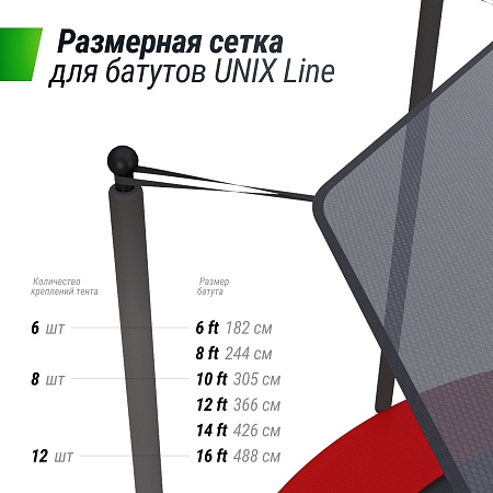 Солнцезащитный тент UNIX Line 8 ft (244 см) Солнцезащитный тент UNIX Line 8 ft (244 см)