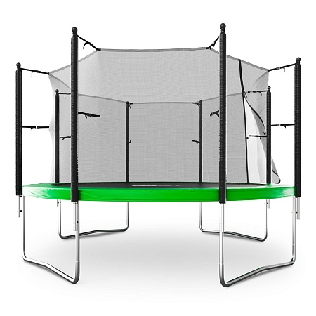 Батут UNIX Line Simple 12 ft (366 см) с внутренней защитной сеткой, зеленый Батут UNIX Line Simple 12 ft (366 см) с внутренней защитной сеткой, зеленый