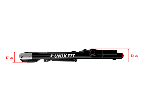 Беговая дорожка UNIXFIT Hi-tech F1 Dark Storm
