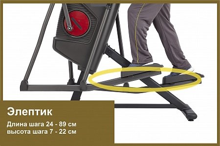 Переднеприводной эллиптический тренажер Proxima iDecide 6 в 1