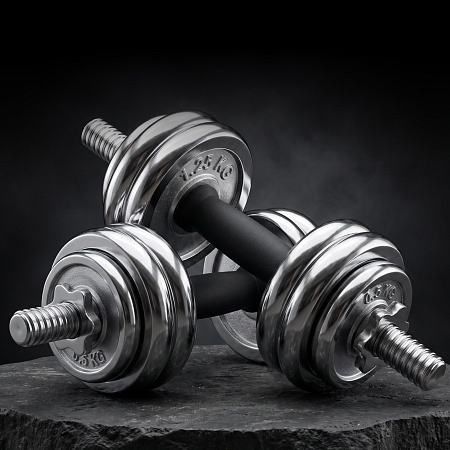 Набор гантелей UNIX Fit в кейсе 15 кг Набор гантелей UNIX Fit в кейсе 15 кг