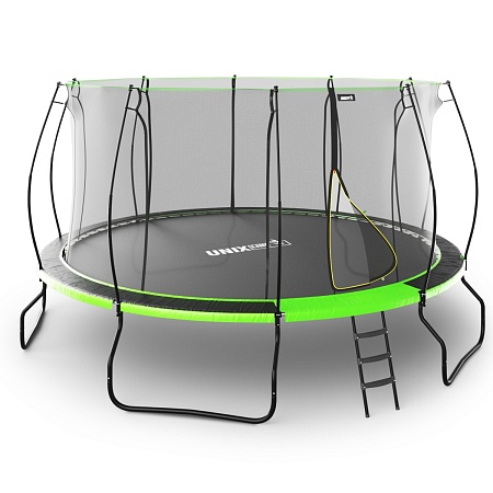 Батут UNIX Line НЛО / UFO 14 ft (427 см) зеленый Батут UNIX Line НЛО / UFO 14 ft (427 см) зеленый