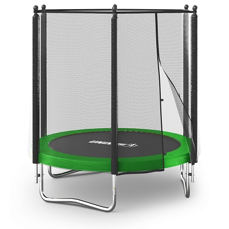 Батут UNIX Line Simple 6 ft (183 см) с внешней защитной сеткой, зеленый
