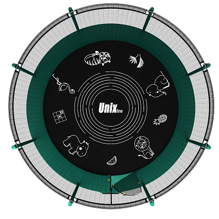 Батут UNIX line SUPREME GAME 8 ft (green) Батут UNIX line SUPREME GAME 8 ft (green)