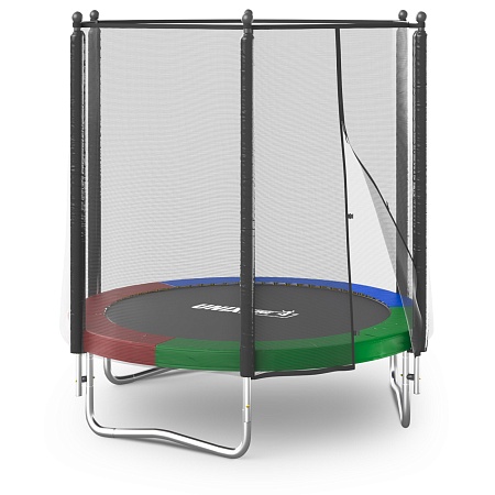 Батут UNIX Line Simple 6 ft (183 см) с внешней защитной сеткой, цветной Батут UNIX Line Simple 6 ft (183 см) с внешней защитной сеткой, цветной