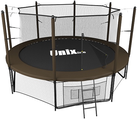 Батут UNIX line Black&Brown 12 ft (inside) Батут UNIX line Black&Brown 12 ft (inside)