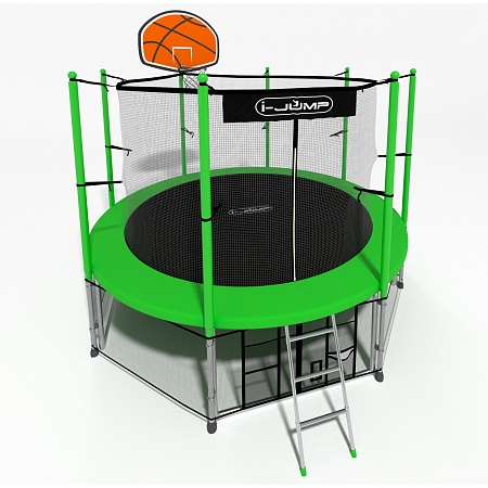 Батут i-Jump Basket 8ft green Батут i-Jump Basket 8ft green
