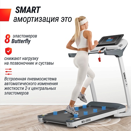 Беговая дорожка UNIX Fit MX-580A белый