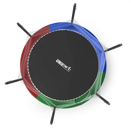 Батут UNIX Line Simple 10 ft (305 см) с внутренней защитной сеткой, цветной Батут UNIX Line Simple 10 ft (305 см) с внутренней защитной сеткой, цветной