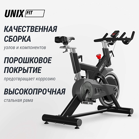 Велотренажер Спин-байк UNIX Fit SB-500 черный Велотренажер Спин-байк UNIX Fit SB-500 черный