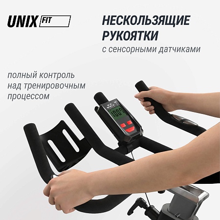 Велотренажер Спин-байк UNIX Fit SB-500 черный Велотренажер Спин-байк UNIX Fit SB-500 черный