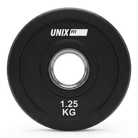 Диск обрезиненный UNIX Fit PRO 1,25 кг, 51 мм, 1 шт. Диск обрезиненный UNIX Fit PRO 1,25 кг, 51 мм, 1 шт.