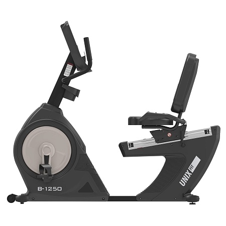 Горизонтальный велотренажер UNIX Fit B-1250 PRO (7" LCD) Горизонтальный велотренажер UNIX Fit B-1250 PRO (7" LCD)