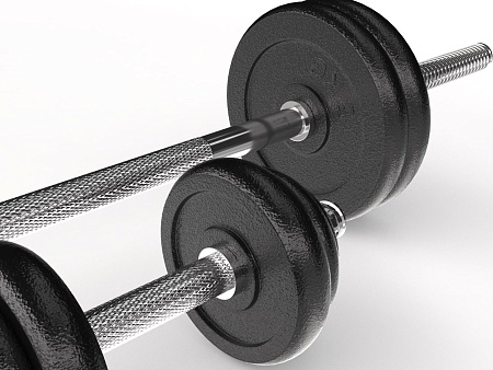 Набор гантелей и штанга UNIX Fit в кейсе 50 кг Набор гантелей и штанга UNIX Fit в кейсе 50 кг