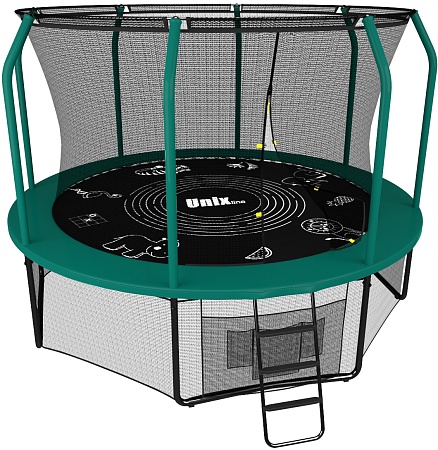 Батут UNIX line SUPREME GAME 10 ft (green) Батут UNIX line SUPREME GAME 10 ft (green)