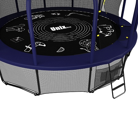 Батут UNIX line SUPREME GAME 12 ft (blue) Батут UNIX line SUPREME GAME 12 ft (blue)