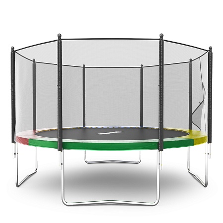 Батут UNIX Line Simple 12 ft (366 см) с внешней защитной сеткой, цветной Батут UNIX Line Simple 12 ft (366 см) с внешней защитной сеткой, цветной