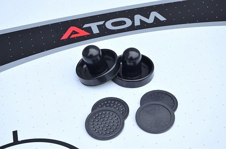 Аэрохоккей «ATOM» 7 ф (213,4 х 122 х 81,3 см, черный)
