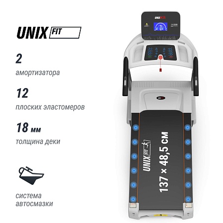 Беговая дорожка UNIX Fit MX-910 AC белый