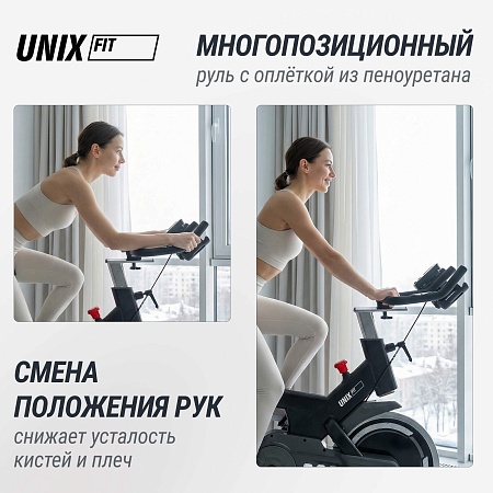 Велотренажер Спин-байк UNIX Fit SB-500 черный Велотренажер Спин-байк UNIX Fit SB-500 черный
