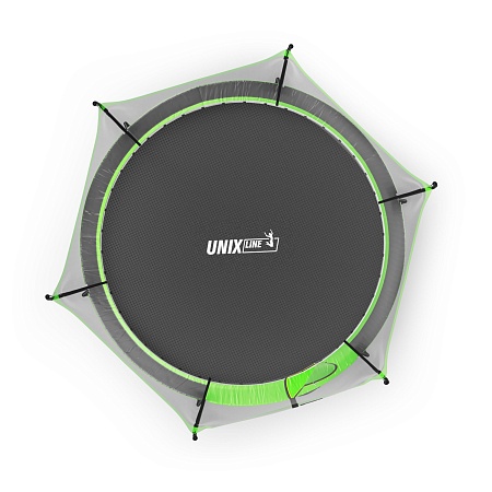 Батут UNIX Line НЛО / UFO 8 ft (244 см) зеленый Батут UNIX Line НЛО / UFO 8 ft (244 см) зеленый