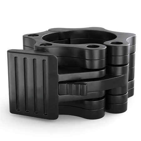 Зажимы на гриф UNIX Fit, 50 мм, черный, 2 шт