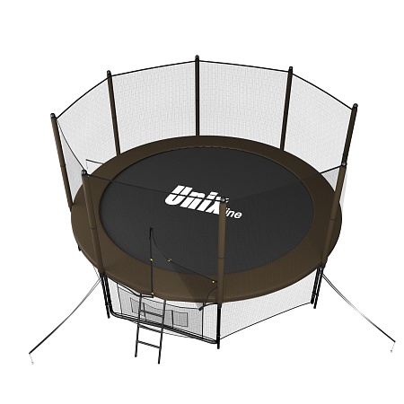 Батут UNIX line Black&Brown 12 ft (outside) Батут UNIX line Black&Brown 12 ft (outside)