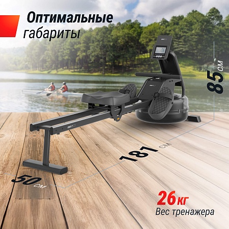 Гребной тренажер UNIX Fit водный / Water Rower 340 Гребной тренажер UNIX Fit водный / Water Rower 340