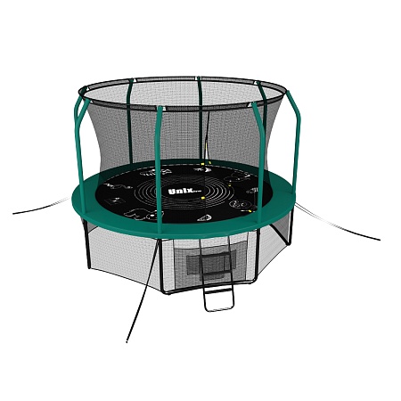 Батут UNIX line SUPREME GAME 10 ft (green) Батут UNIX line SUPREME GAME 10 ft (green)