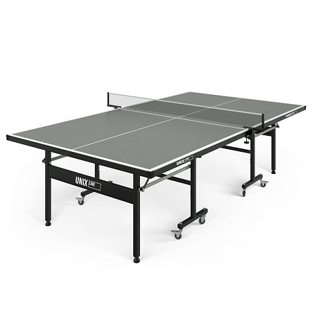 Всепогодный теннисный стол UNIX Line для улицы outdoor 6 мм, серый