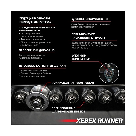 Инерционная беговая дорожка Xebex ACRT-01 Инерционная беговая дорожка Xebex ACRT-01