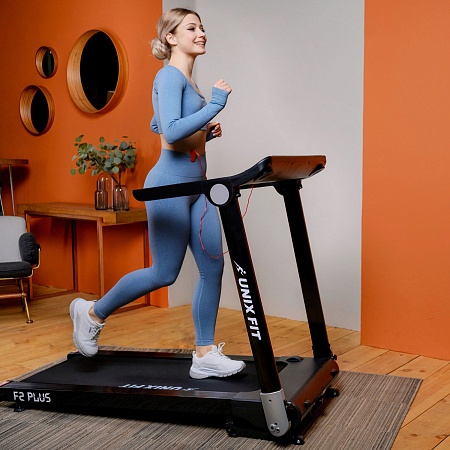 Беговая дорожка UNIX Fit Hi-tech F2 Плюс / Plus тёмная буря Беговая дорожка UNIX Fit Hi-tech F2 Плюс / Plus тёмная буря