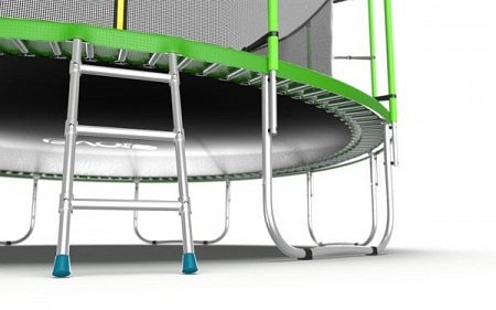 Батут с внутренней сеткой и лестницей Evo Jump Internal 16ft (Green)