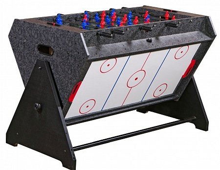 Стол-трансформер «Vortex 3-in-1» (3 игры: аэрохоккей, футбол, бильярд, 127 х 78.7 х 86.4 см, серый) Стол-трансформер «Vortex 3-in-1» (3 игры: аэрохоккей, футбол, бильярд, 127 х 78.7 х 86.4 см, серый)