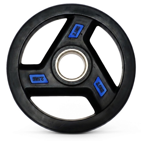 Диск обрезиненный c хватом UNIX Fit PRO 2,5 кг, 51 мм, 1 шт. Диск обрезиненный c хватом UNIX Fit PRO 2,5 кг, 51 мм, 1 шт.