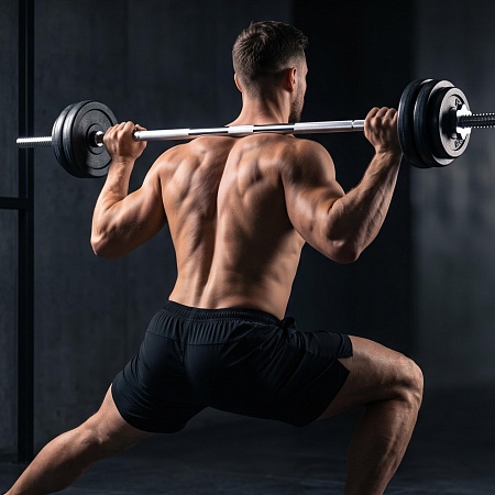 Набор гантелей и штанга UNIX Fit в кейсе 50 кг Набор гантелей и штанга UNIX Fit в кейсе 50 кг