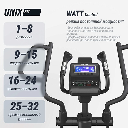 Эллиптический тренажер UNIX Fit E-1100 (LED) PRO Эллиптический тренажер UNIX Fit E-1100 (LED) PRO