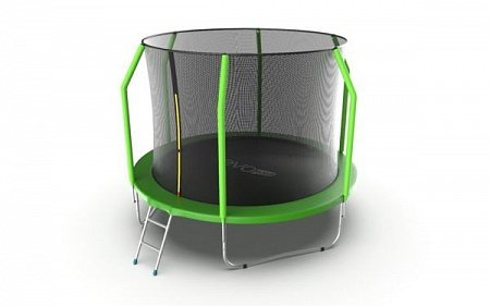 Батут с внутренней сеткой и лестницей Evo Jump Cosmo 10ft (Green) Батут с внутренней сеткой и лестницей Evo Jump Cosmo 10ft (Green)