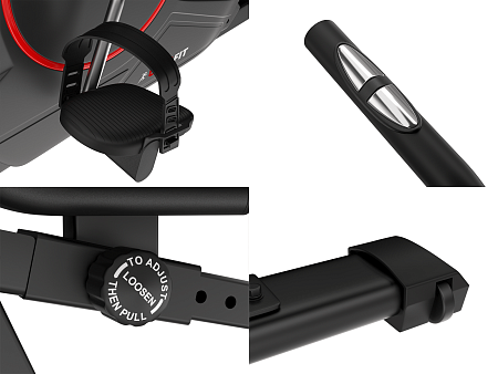 Горизонтальный велотренажер UNIX Fit BR-390Е