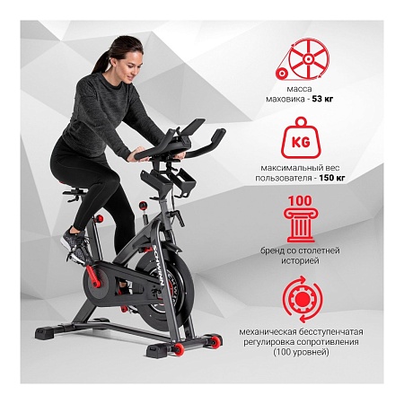 Велотренажер Schwinn 800IC, спин-байк (IC8, 100893)