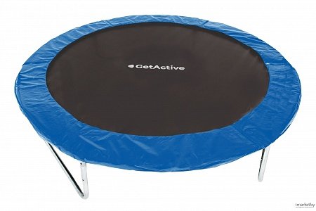 Батут GetActive Jump 10FT Outside синий с нижней сеткой и чехлом